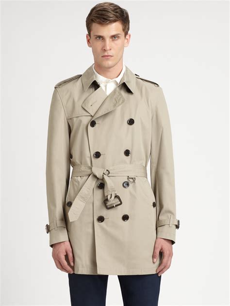 burberry brit trench coat mens|authentic burberry brit trench coat.